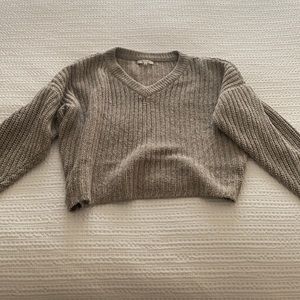Puff sleeve sweater